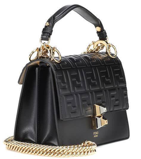 fendi kan i black|fendi shoulder bags for women.